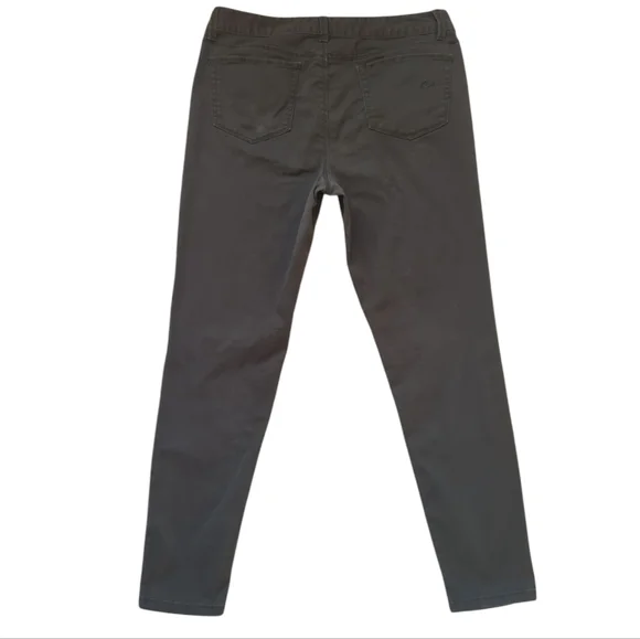 American Rag Cie Skinny Ankle Pants Junior 13R Black Olive Pockets - Picture 11 of 15